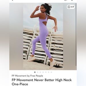 FP Movement by Free People Lavender Jumpsuit